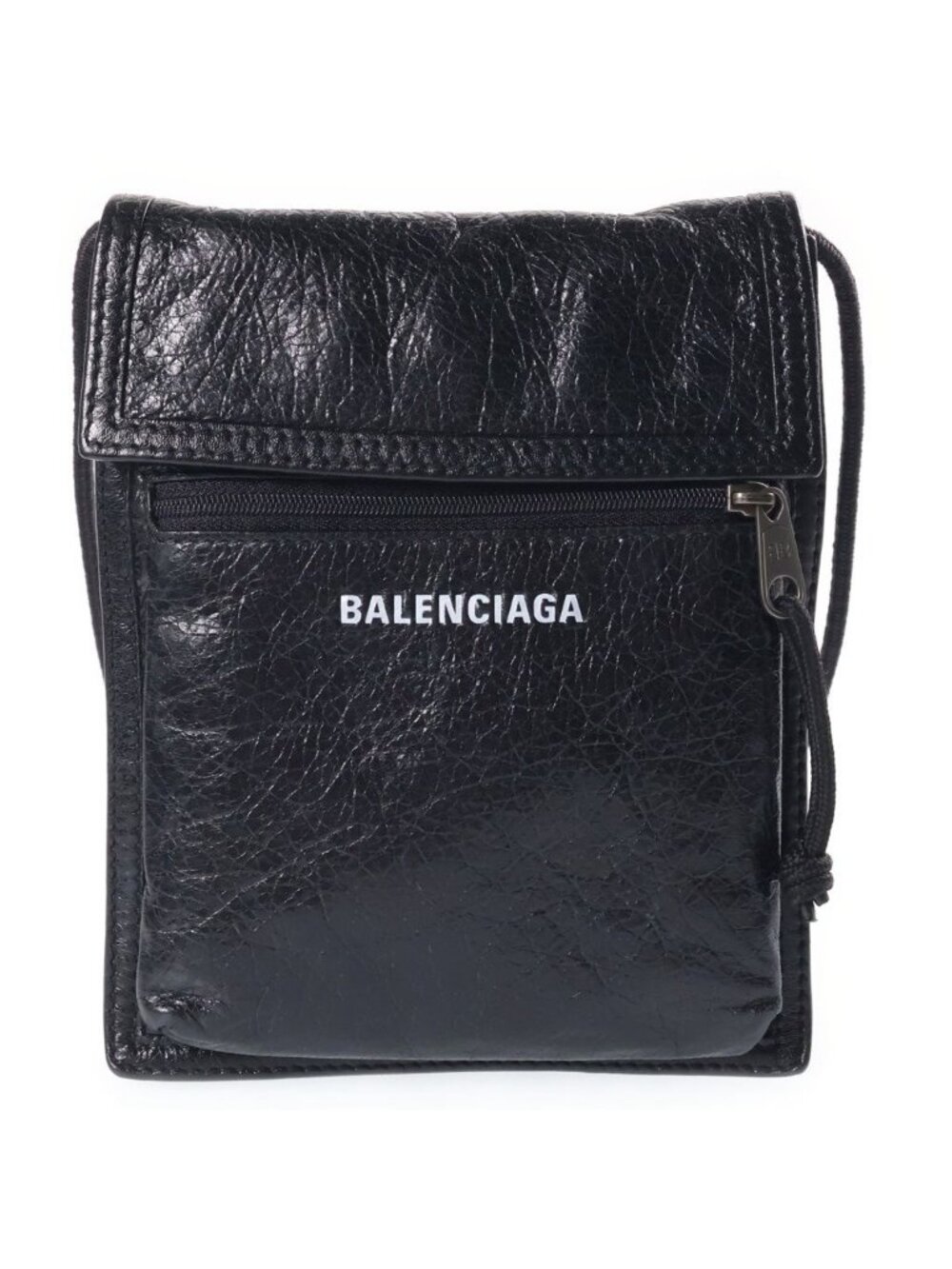 Balenciaga Explorer Shoulder Bag Small Pouch Black
